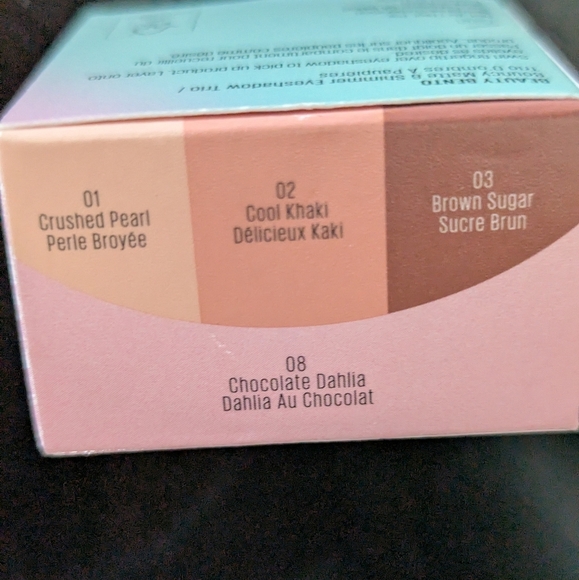Kaja Beauty Bento Bouncy Shimmer Eyeshadow Trio in Chocolate Dahlia,NET 3 x 0.9G - Picture 5 of 8